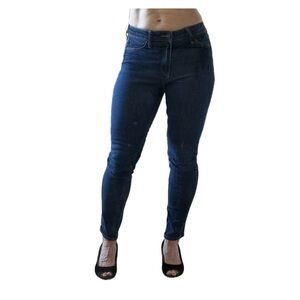 Skinny Petite Dark Blue Jeans Sz 4 H&M
